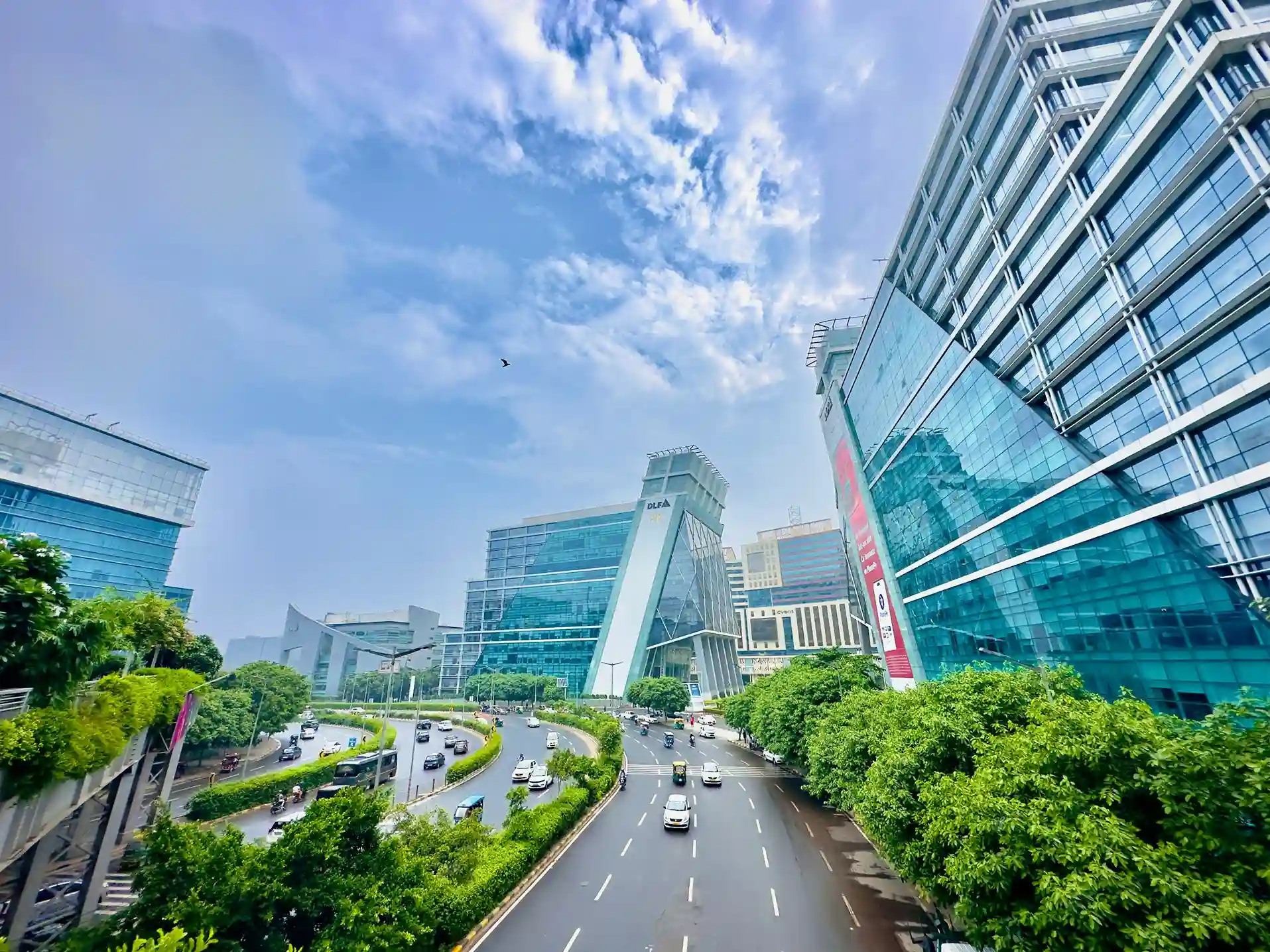 Illustrative luxury skyline in Gurugram